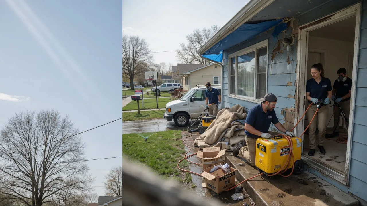 Basement Flood Cleanup in Slayden, TN near me